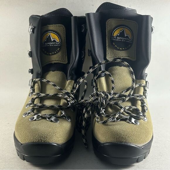 La Sportiva GLACIER WLF Mountaineering Boots Tan Size Womens 7 Mens 6 EU 38 - Picture 2 of 8